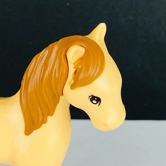 Unmarked Tan Brown Horse Pony Toy Figure Kids Pretend Play - Picture 2 of 7